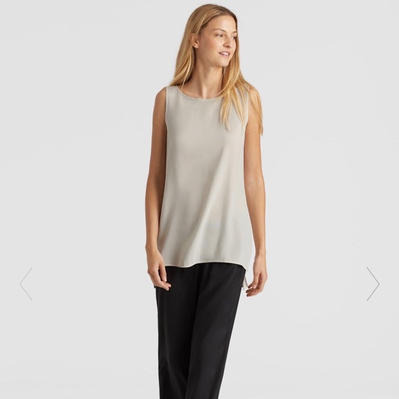 eileen fisher silk shell